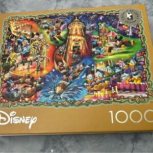 Disney Gold Box Multicolor Carnival Puzzle Artwork
